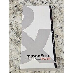 Mason & Co. Heritage Racer Limited Edition Black & Red 42 mm Quartz Leather $105